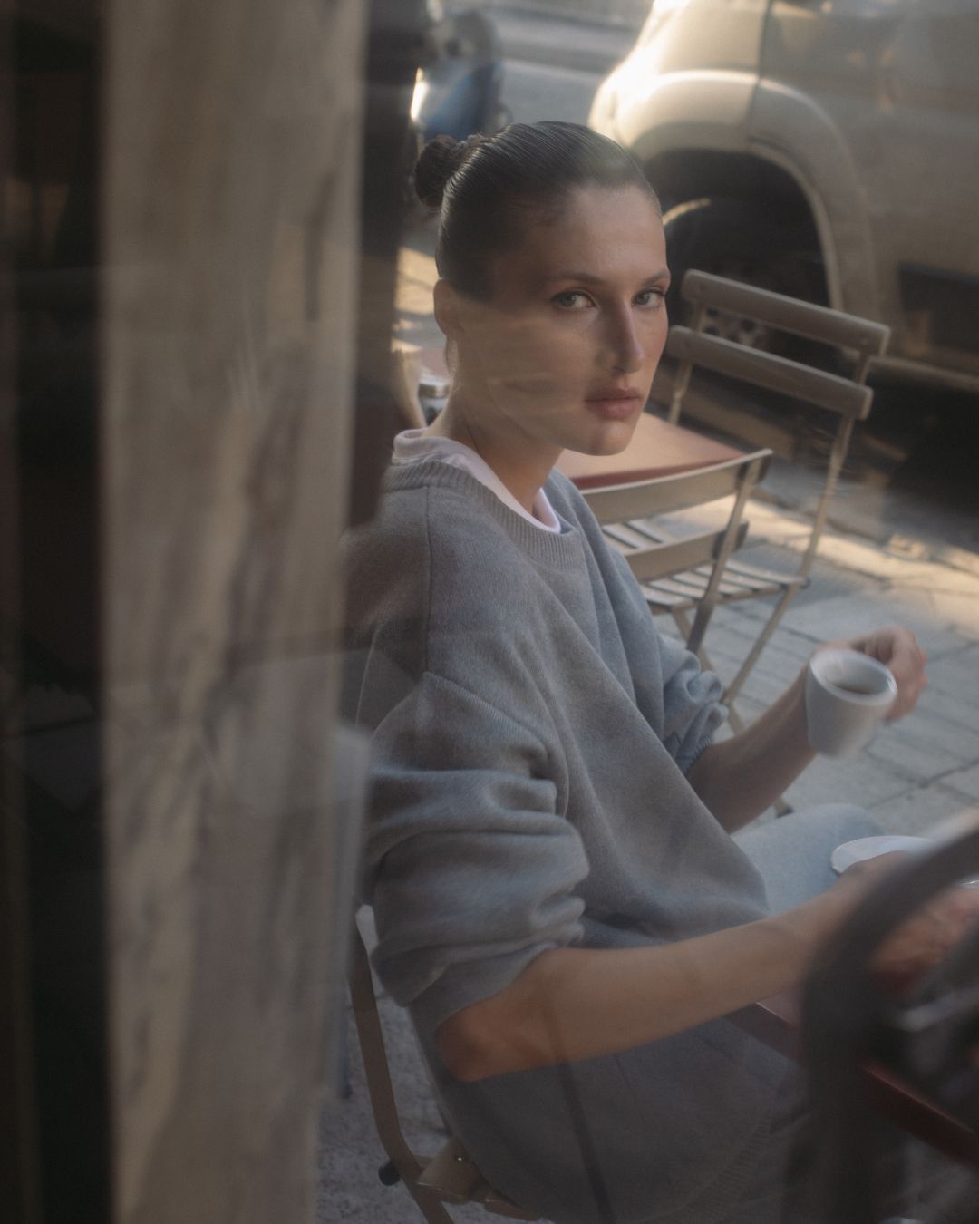 Knit Pant Grey Marle