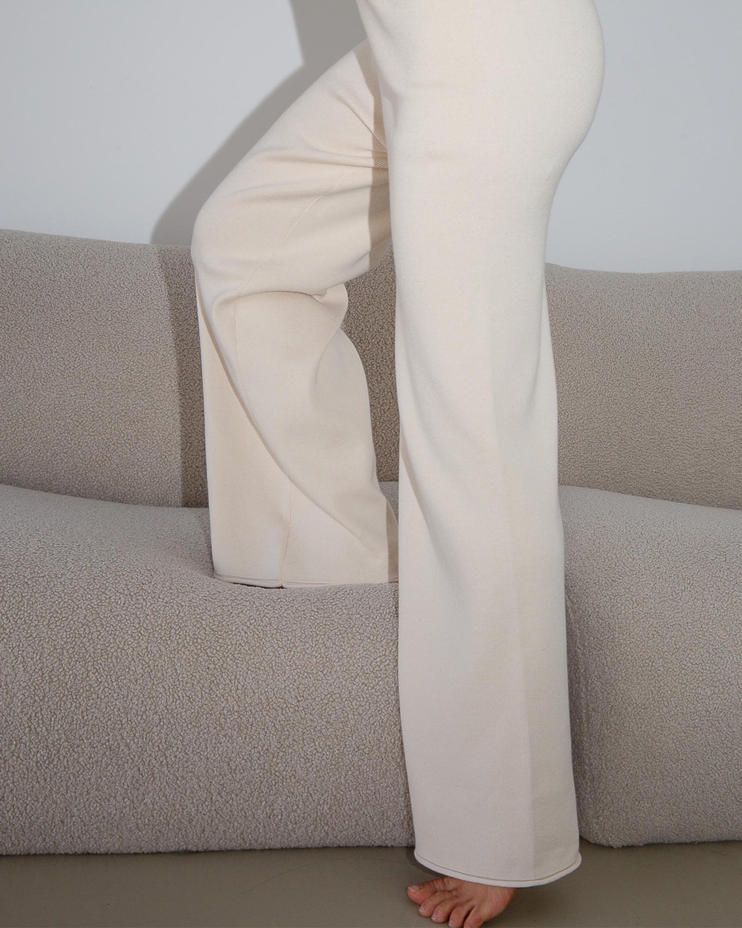 Knit Pant Ecru