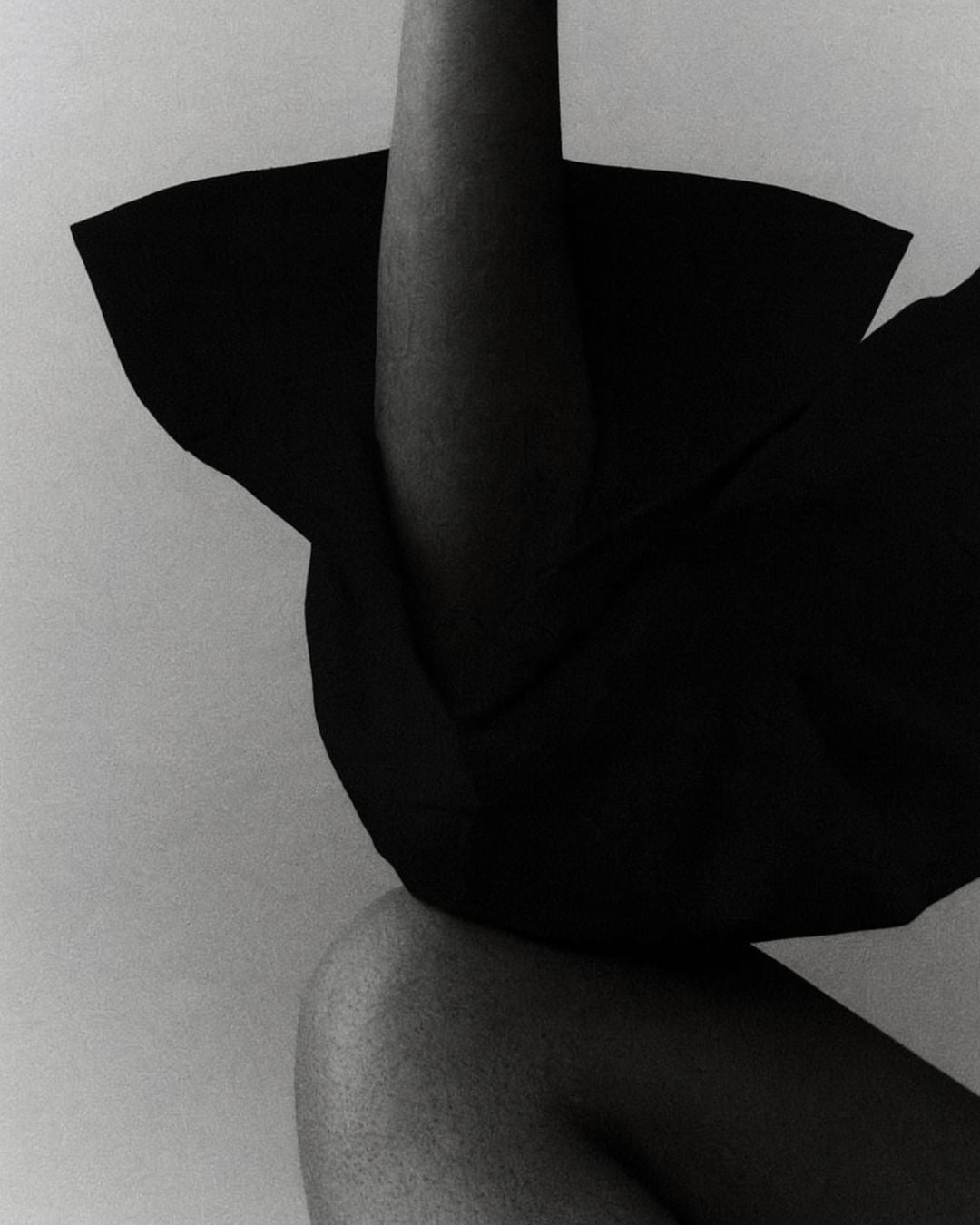 Cotton Poplin Long Sleeve Shirt Black