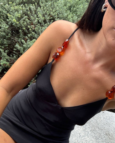 Bias Mini Dress Black