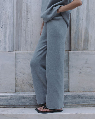Knit Pant Grey Marle