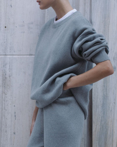 Knit Sweater Grey Marle