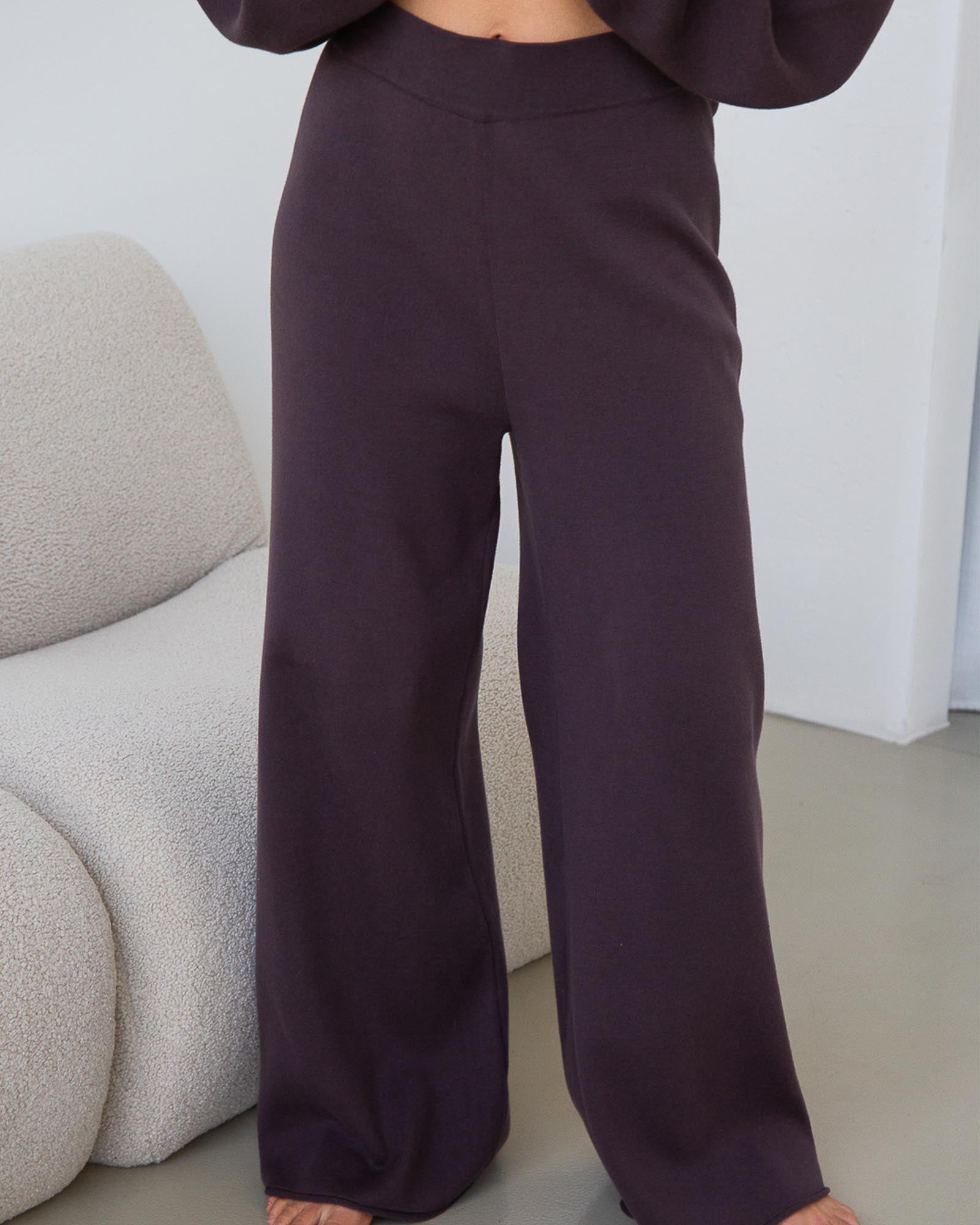 KNIT JQ LOOSE PANTS – BEEDEN