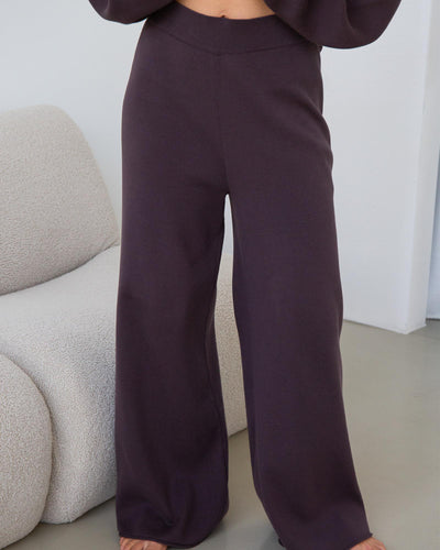 Knit Pant Chocolate