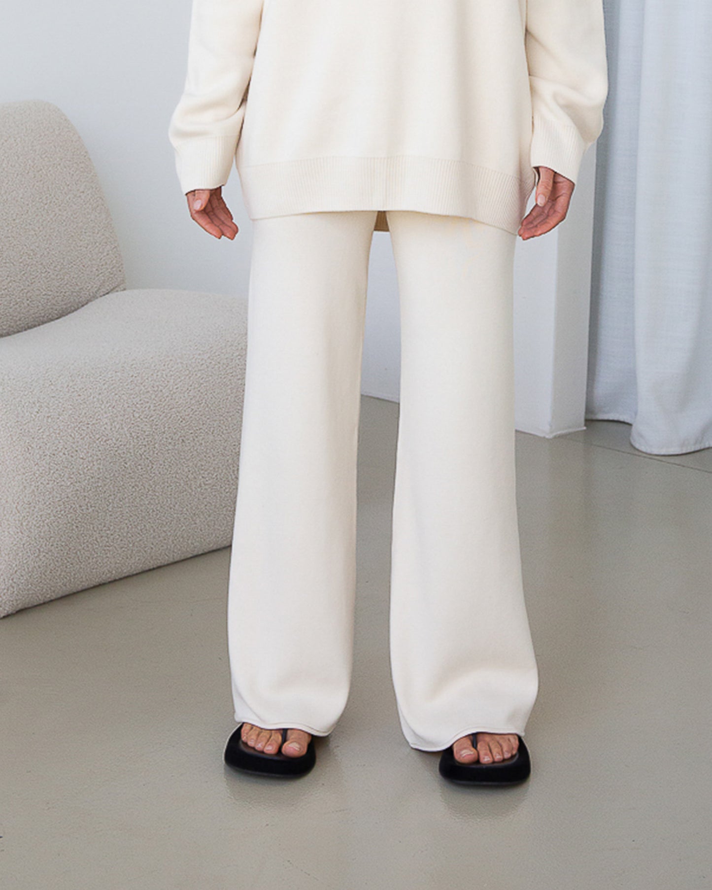Knit Pant Ecru