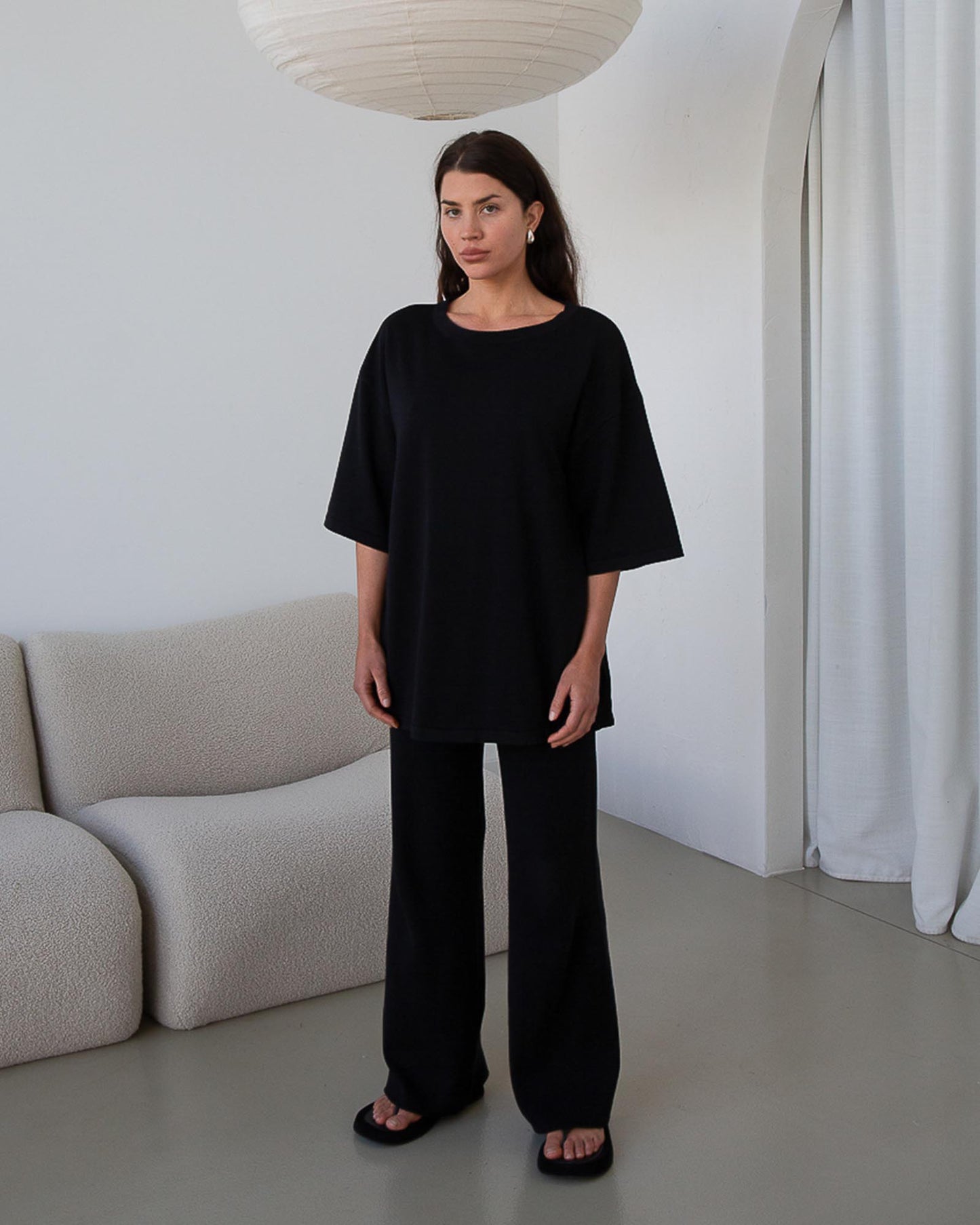 Knit Tee Black