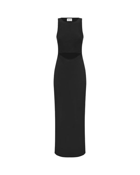 Bias Maxi Dress Black