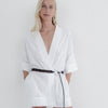 Broderie Kimono Robe Dress