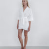 Broderie Kimono Robe Dress