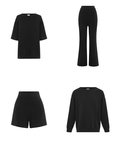 Capsule Knit Bundle Black
