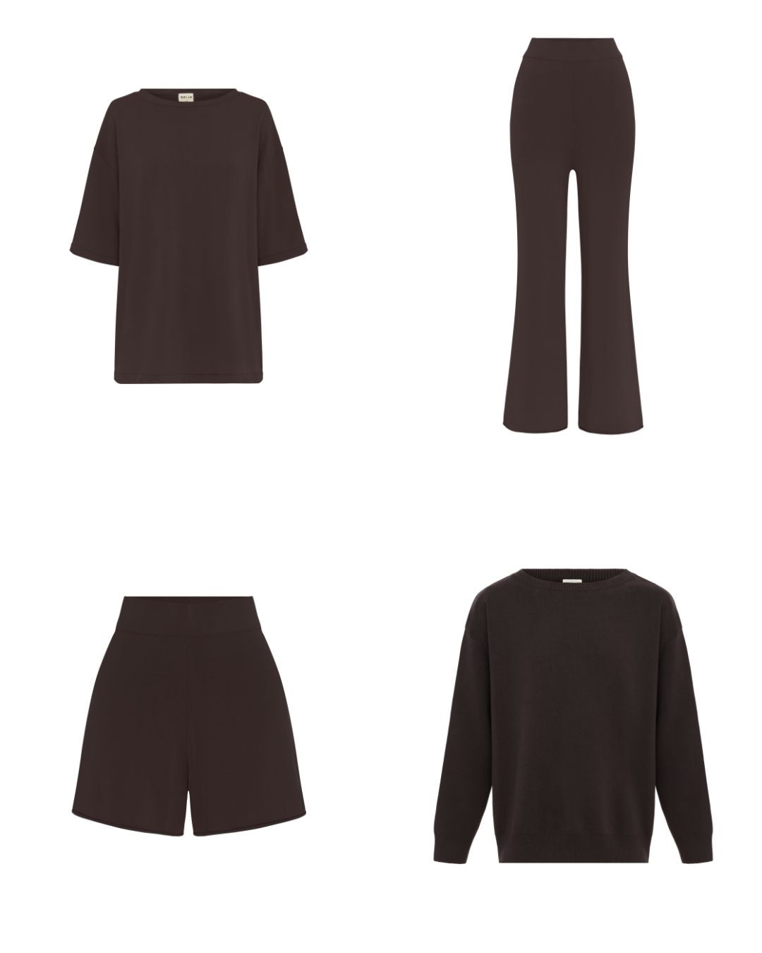 Capsule Knit Bundle Chocolate