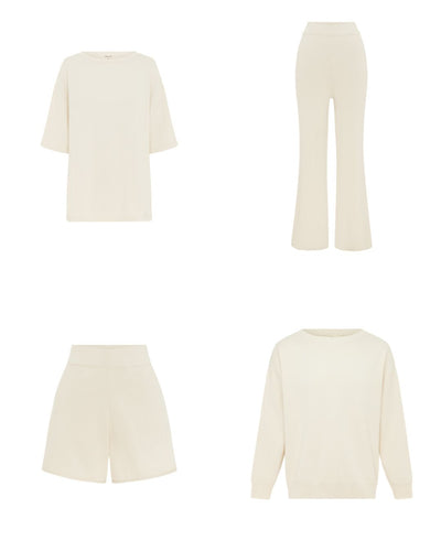 Capsule Knit Bundle Ecru
