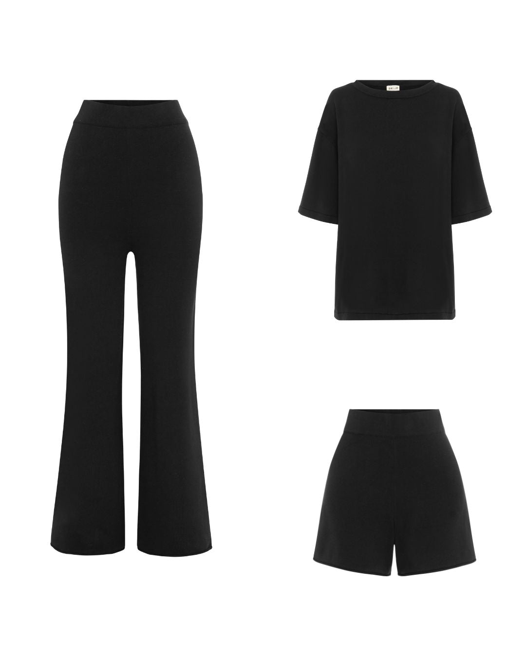 Essential Knit Bundle Black