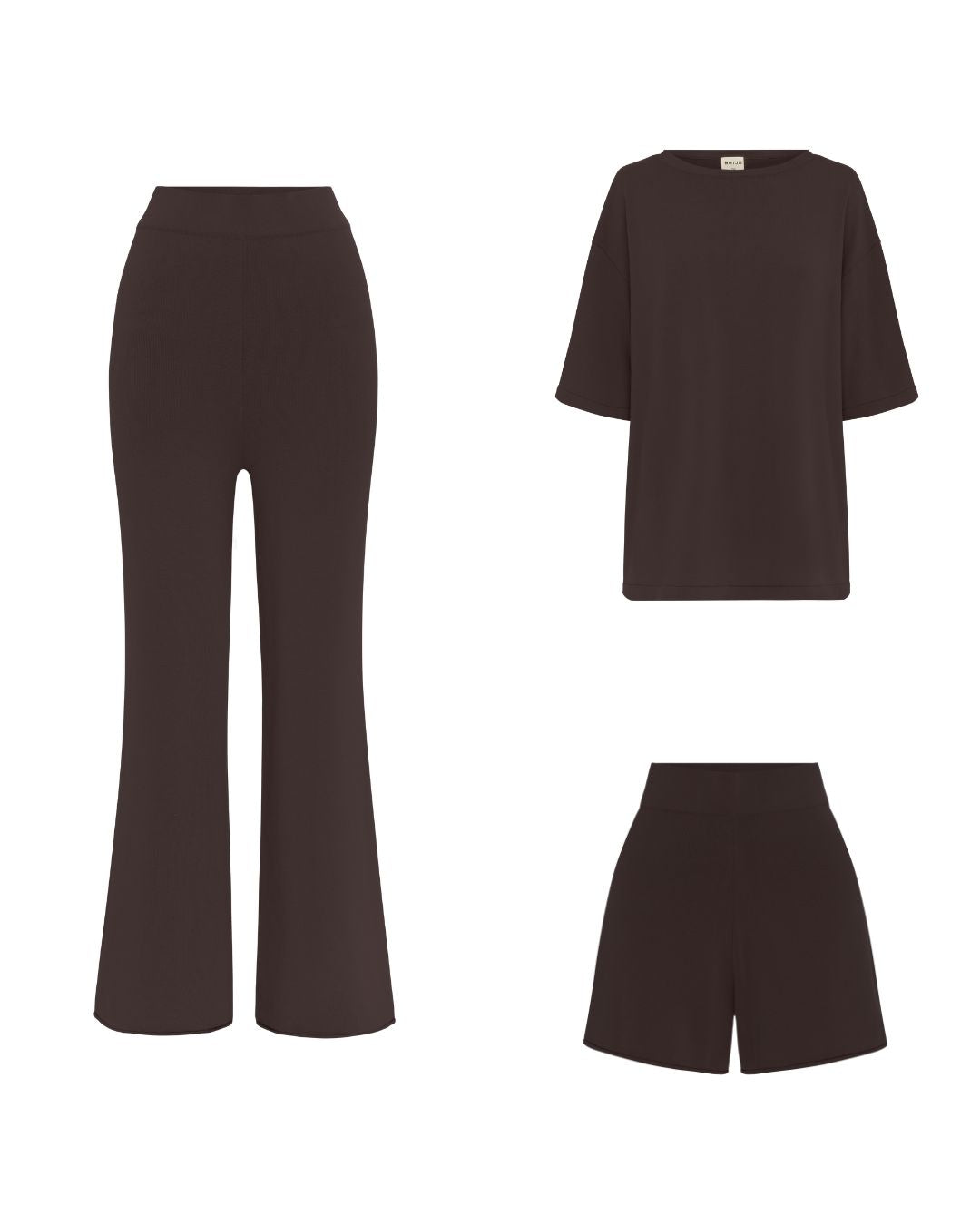 Essential Knit Bundle Chocolate