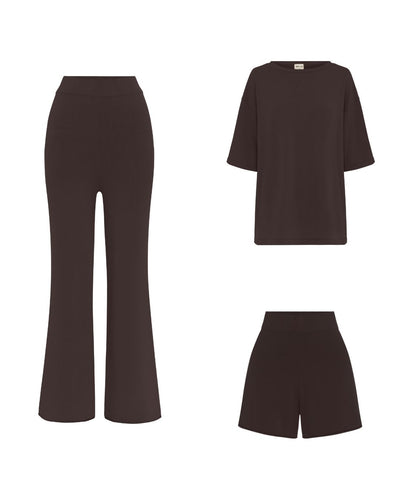 Essential Knit Bundle Chocolate