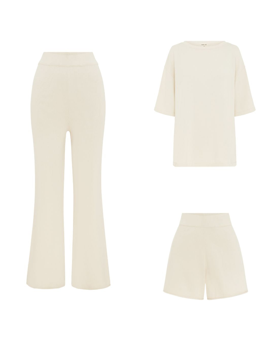 Essential Knit Bundle Ecru