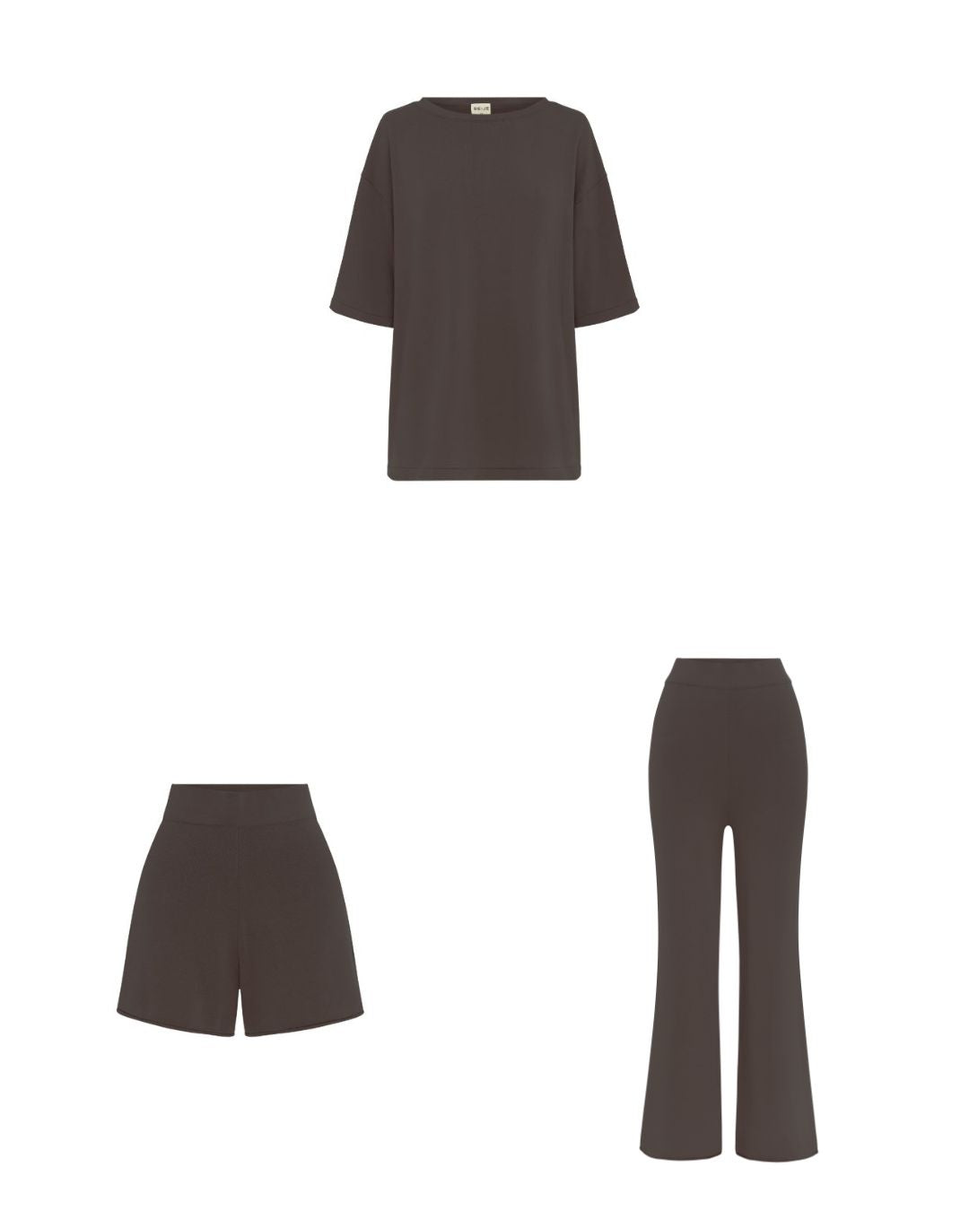 Essential Knit Bundle Chocolate