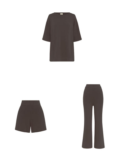 Essential Knit Bundle Chocolate