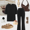 Knit Tee Black