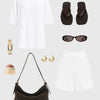 Knit Short White