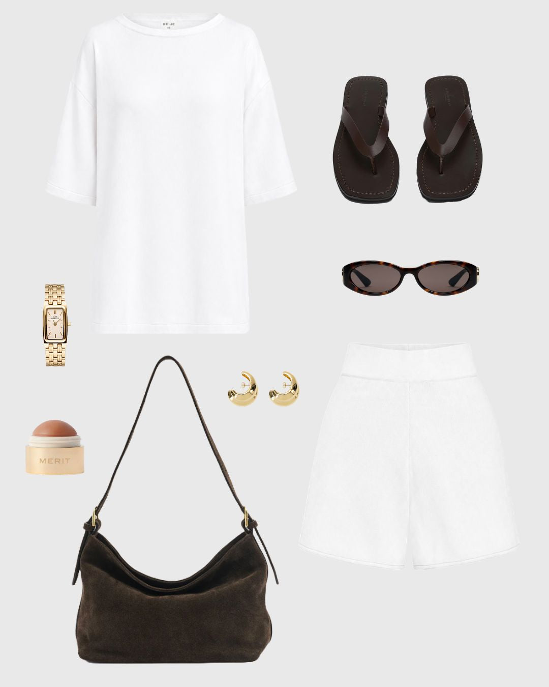 Knit Short White