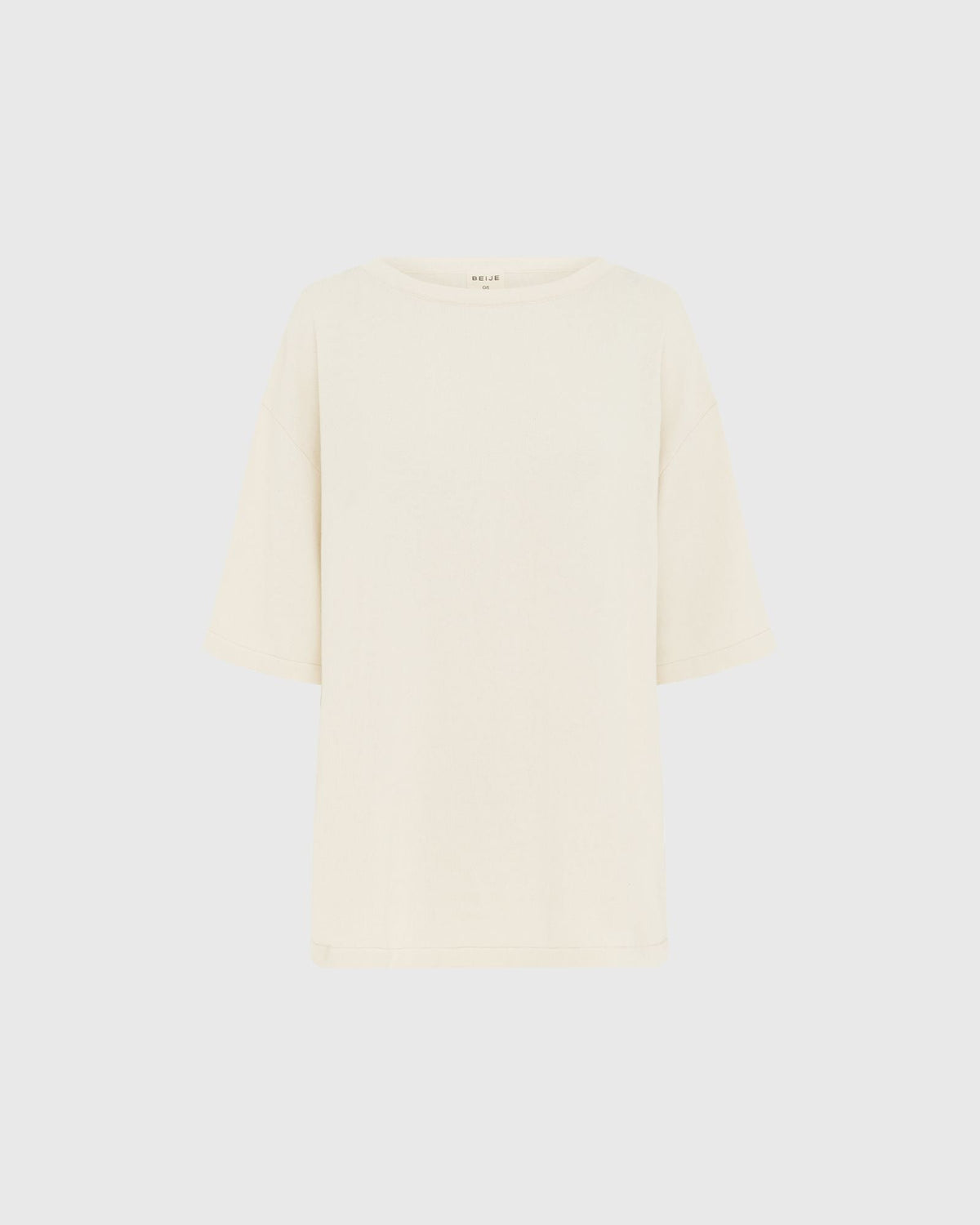 Regular Fit Artwork T-Shirt - Ecru Melange