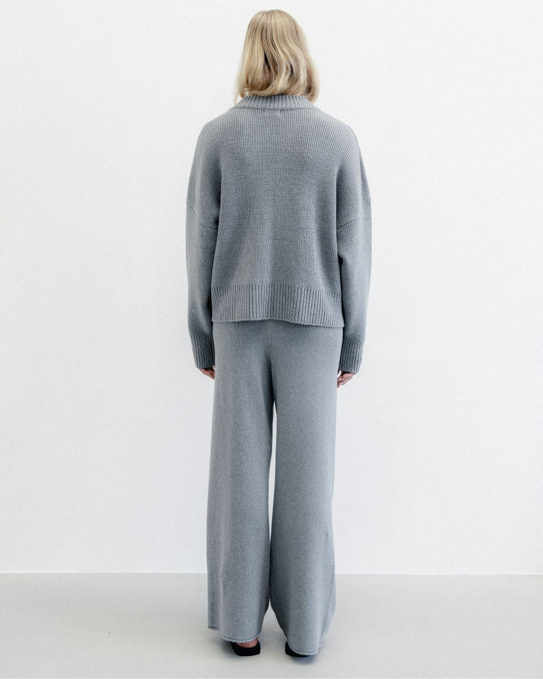 Knit Pant Grey Marle