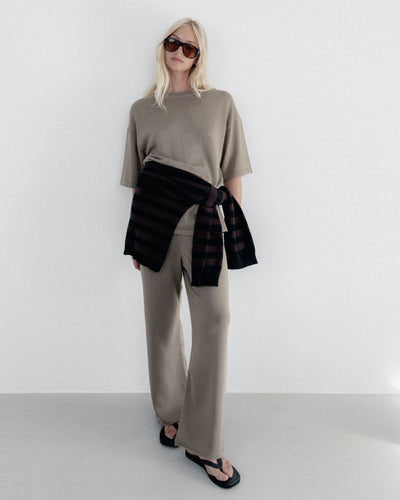Knit Pant Light Khaki
