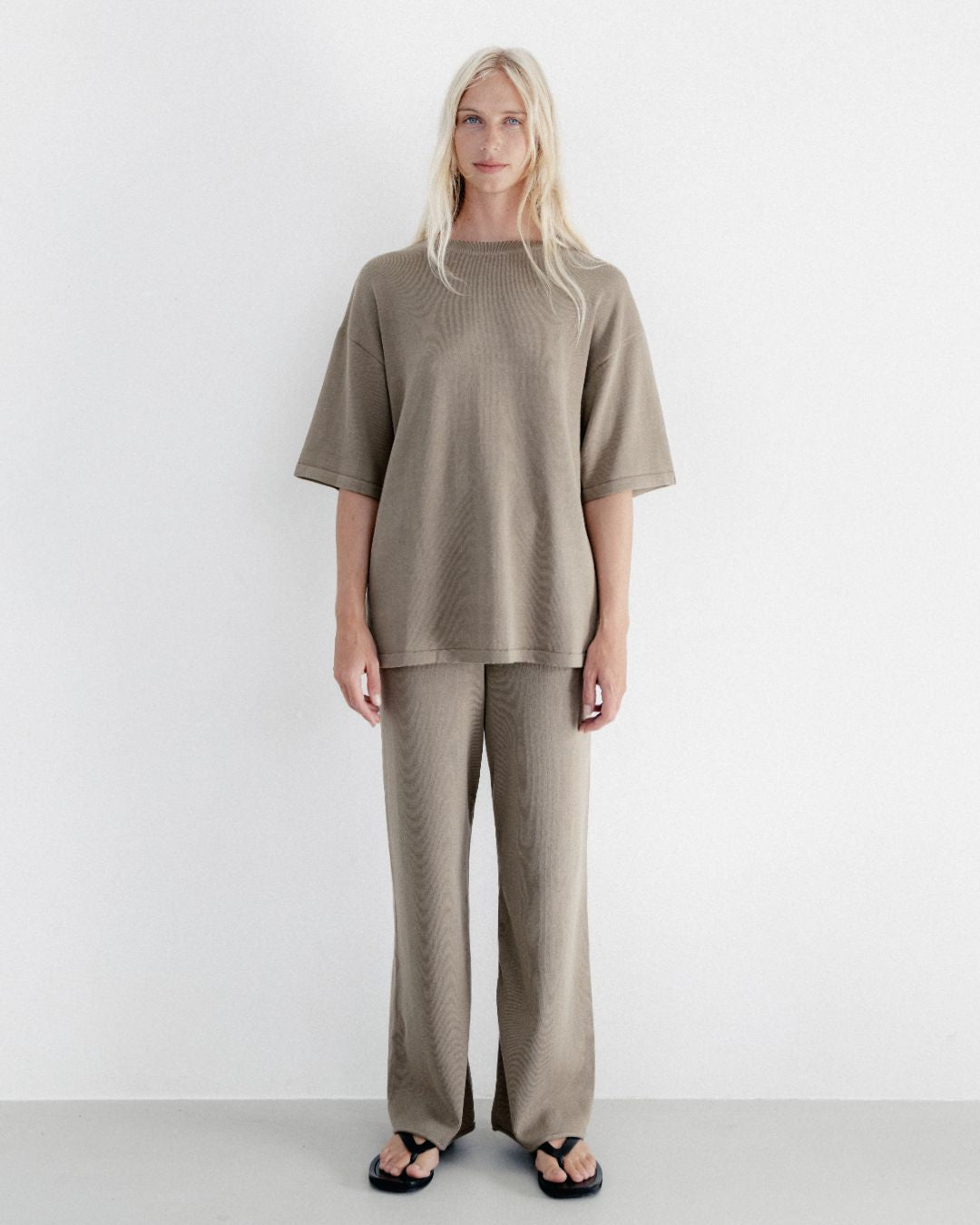 Knit Pant Light Khaki