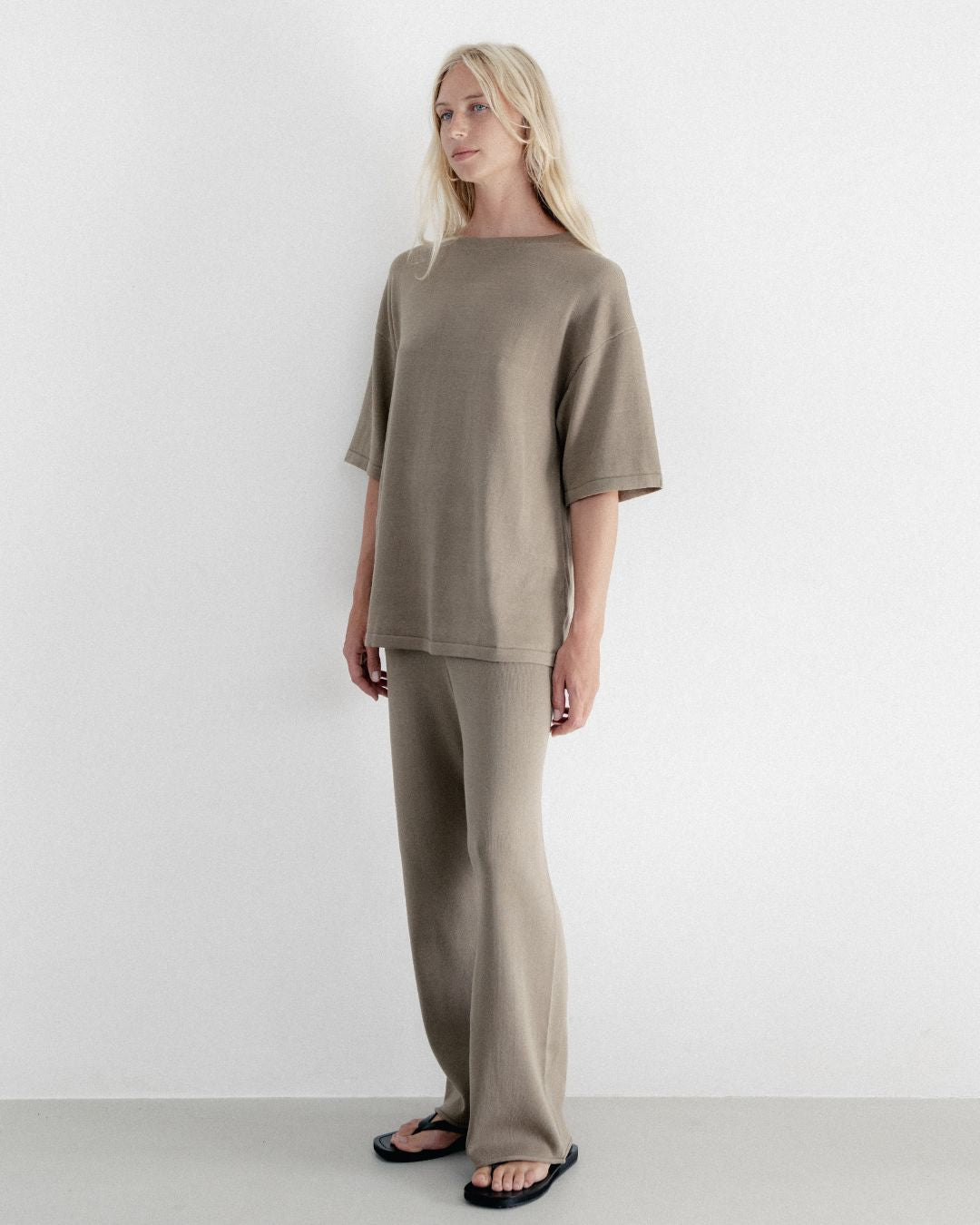 Knit Pant Light Khaki