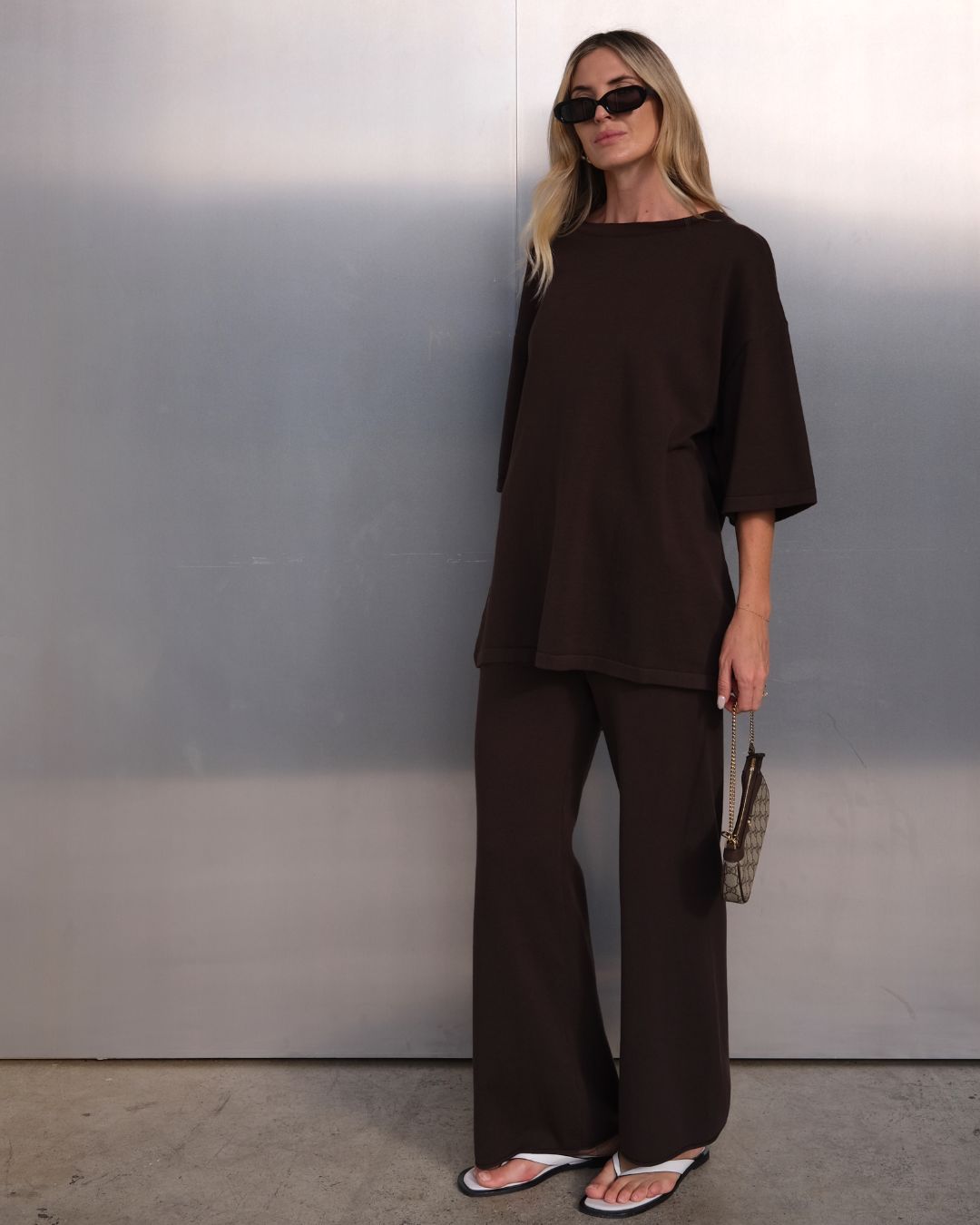 Knit Pant Chocolate