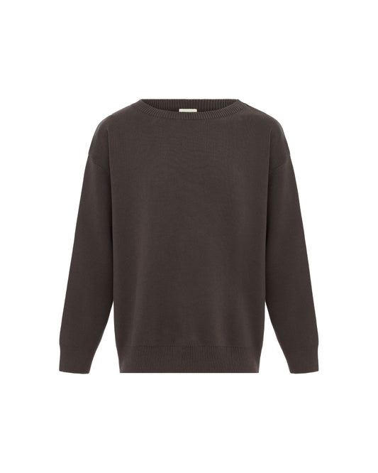 Knit Sweater Chocolate