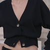 Knit Cardigan Black