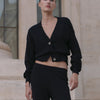 Knit Cardigan Black