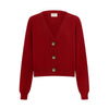 Knit Cardigan Red