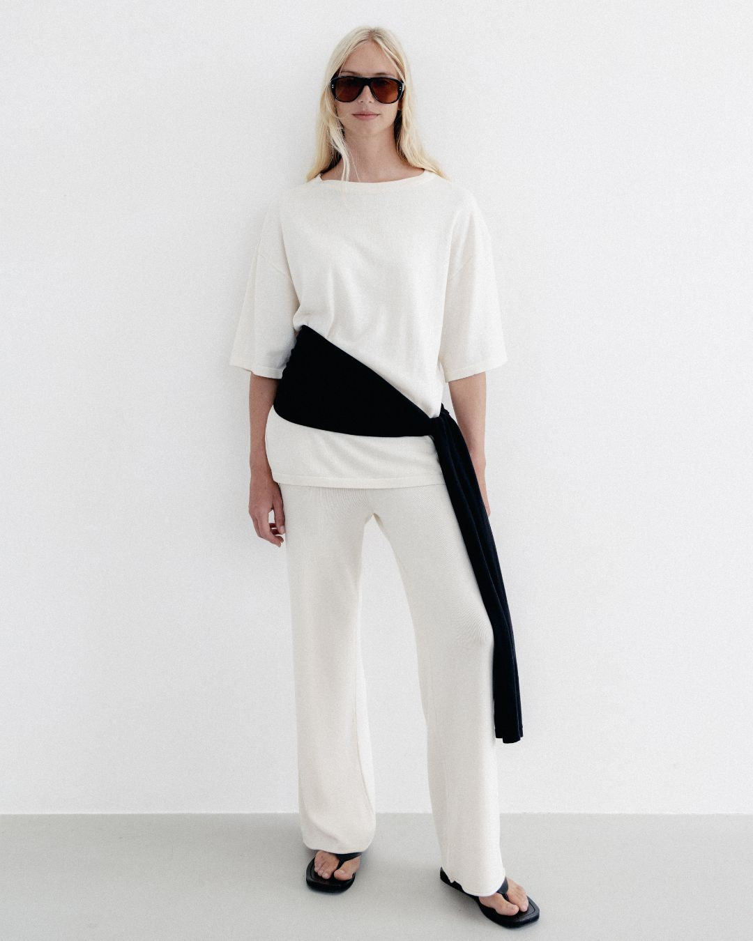 Knit Pant Ecru