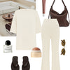 Knit Pant Ecru