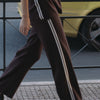 Limited Edition Knit Stripe Sport Pant Chocolate