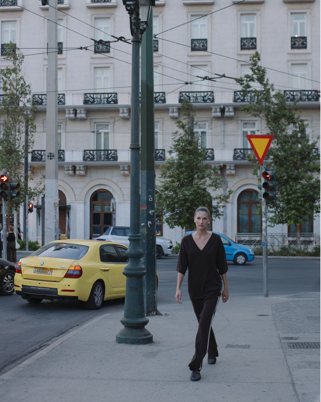 Limited Edition Knit Stripe Sport Pant Chocolate