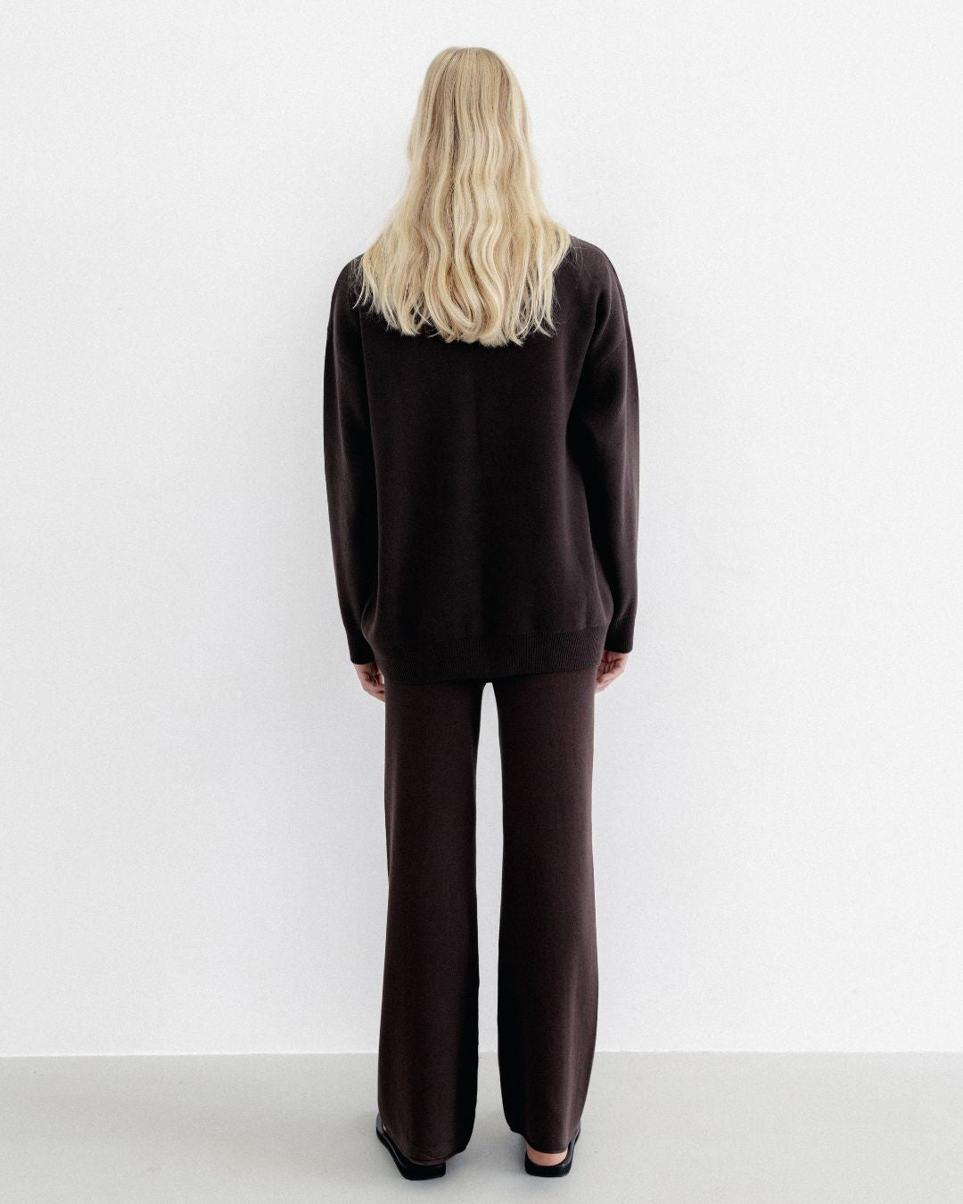 Knit Sweater Chocolate