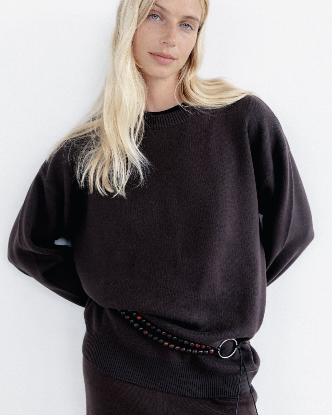 Knit Sweater Chocolate