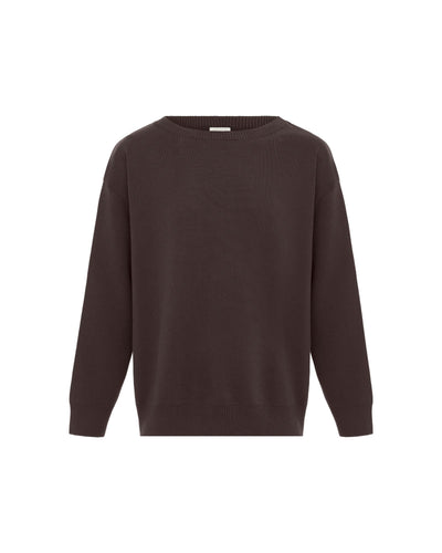 Knit Sweater Chocolate