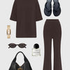 Knit Tee Chocolate