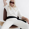 Knit Tee Ecru