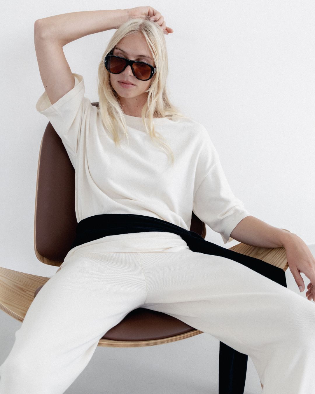 Knit Tee Ecru
