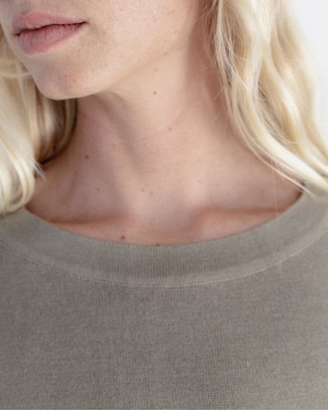 Knit Tee Light Khaki
