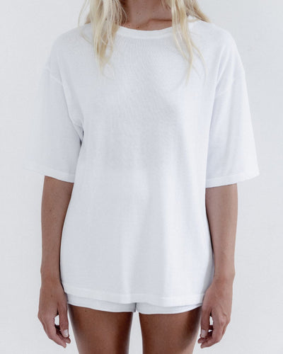 Knit Tee White