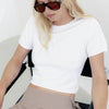 Baby Knit Tee White
