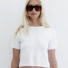 Baby Knit Tee White
