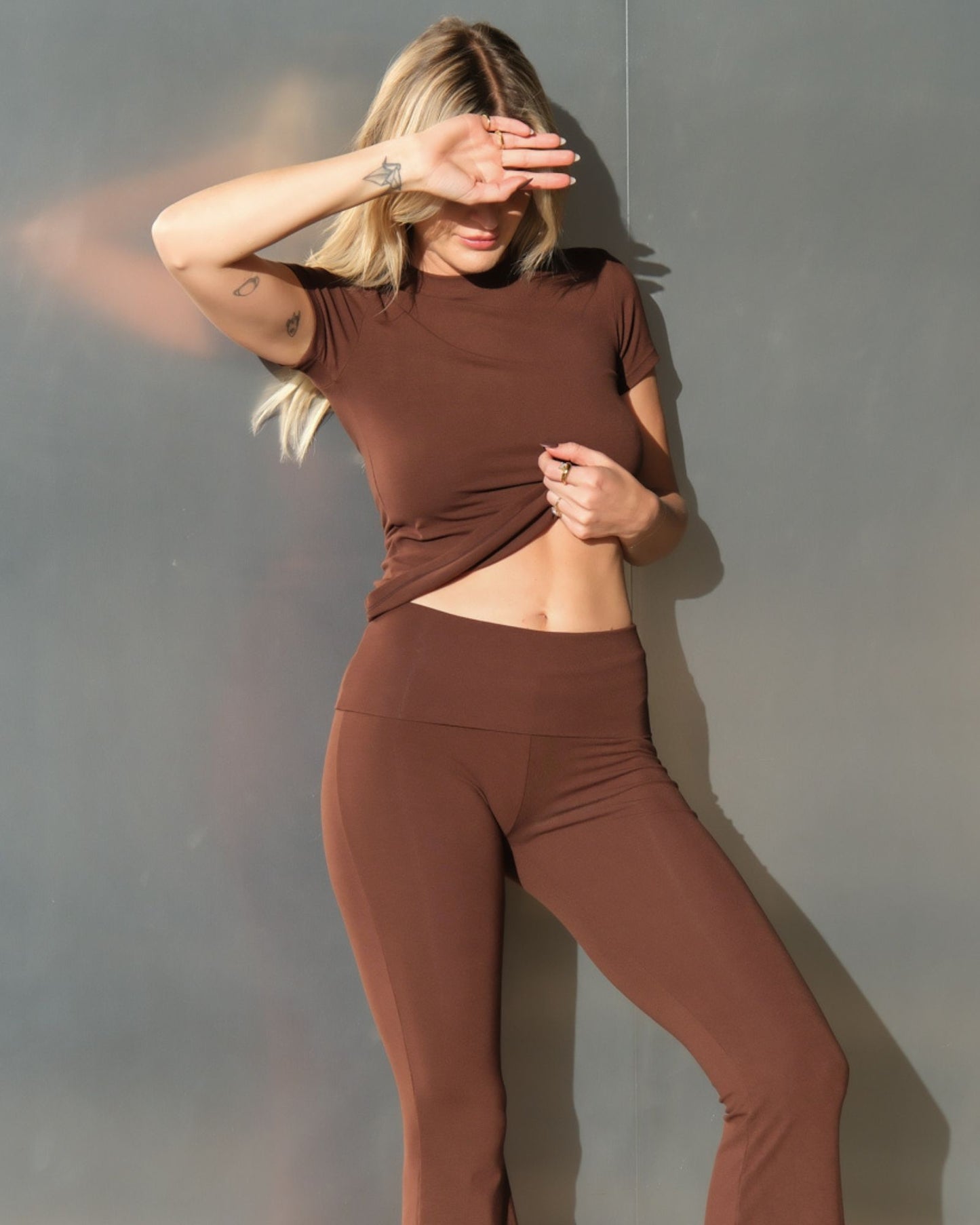 Soft Lounge Tee Chocolate